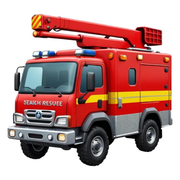 Search & Rescue Truck sticker