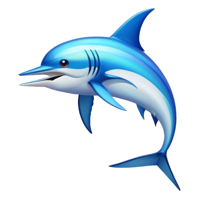  Blue Miami Marlin sticker