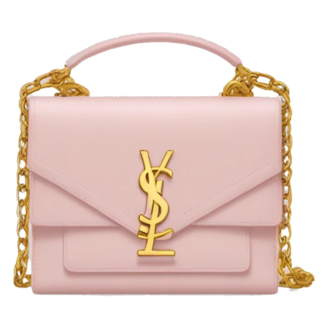Ysl light pink purse sticker