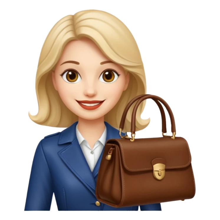 italian fashion with bag sticker