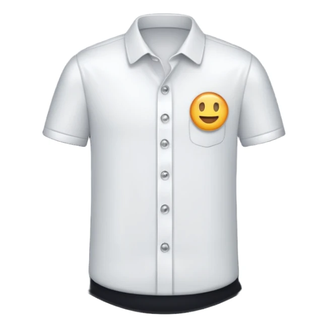 button on a shirt sticker