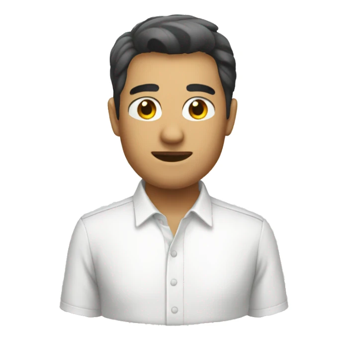 a white shirt item sticker