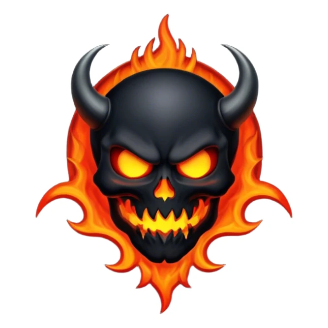 hell dark emblem  sticker