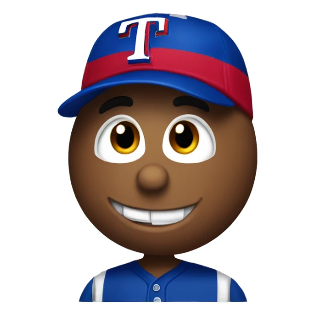 Texas rangers Baseball player turkey sticker