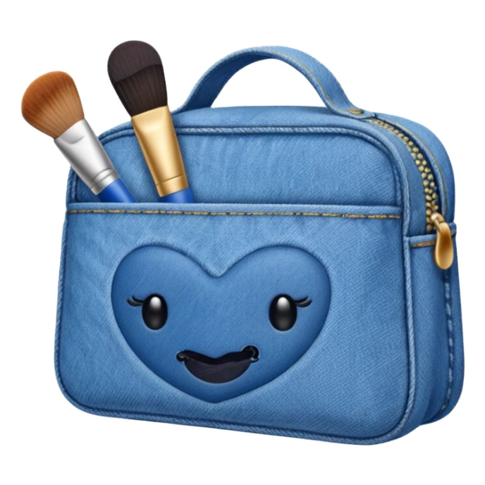 Make up kit mac denim design sticker