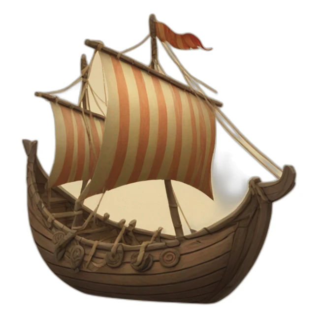 Viking Dragonship sticker