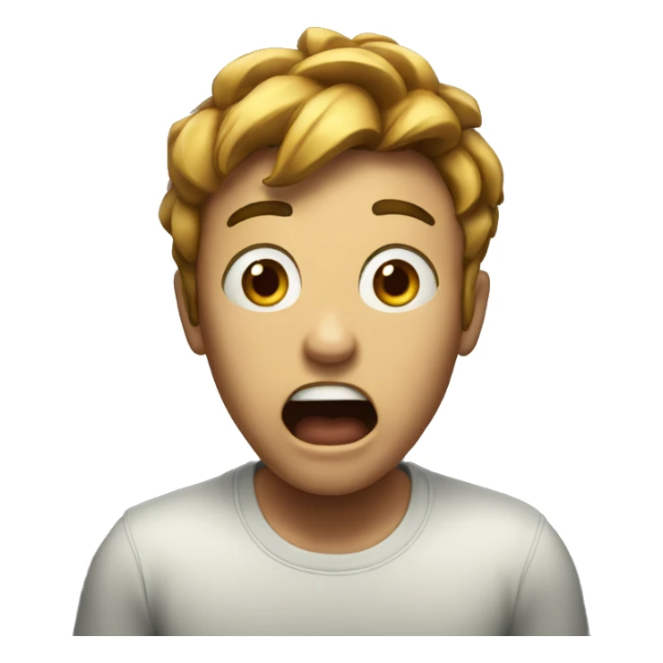  Surprised and shock, Boom sticker