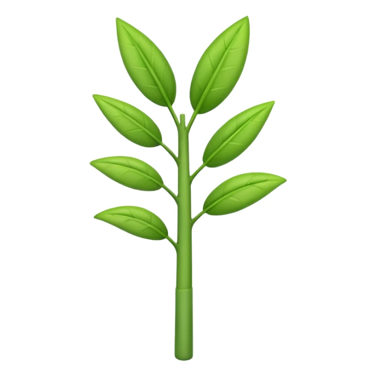 plant stem sticker