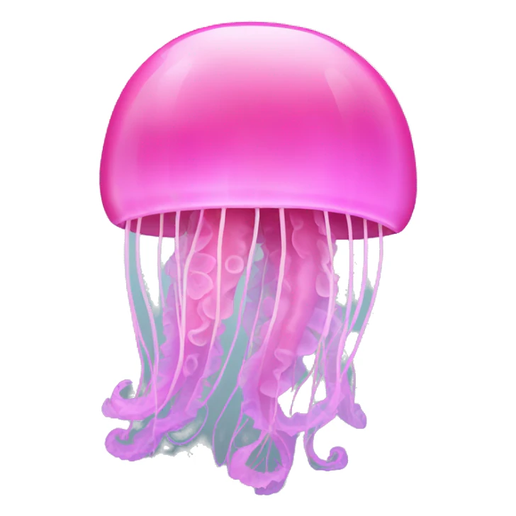 pink jellyfish  sticker