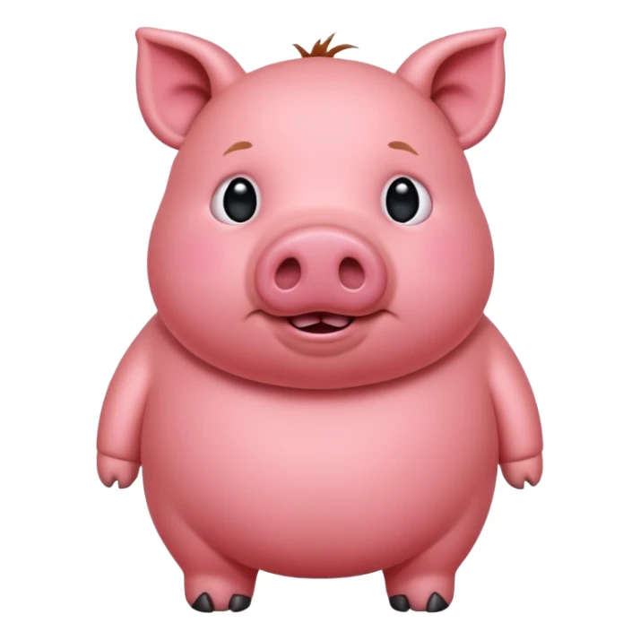 Cochon rouge  sticker