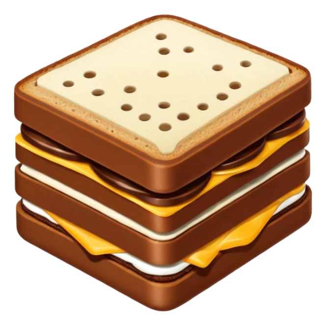 chocolate sandwich sticker