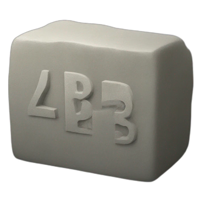 3d stone inscription sticker