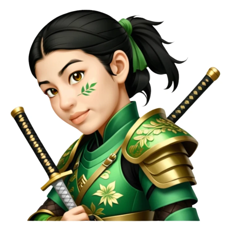 Emerald Samurai sticker