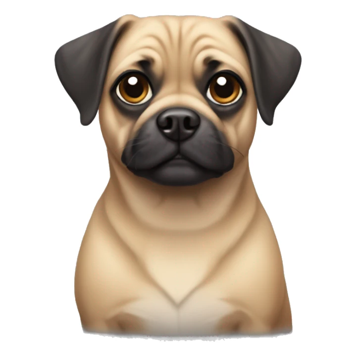 Pug dachshund mix sticker