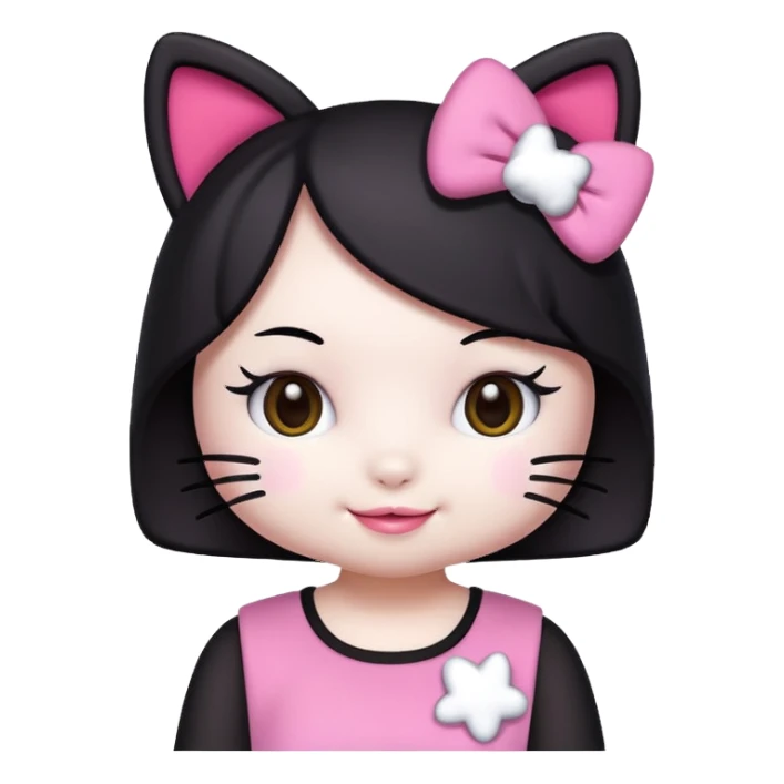 Hello kitty and kuromi sticker