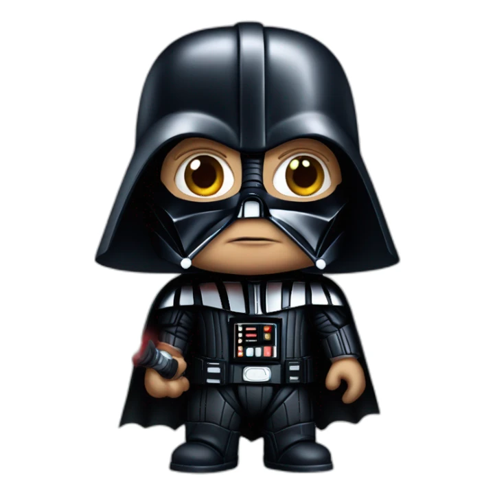 Chucky as Darth vader sticker