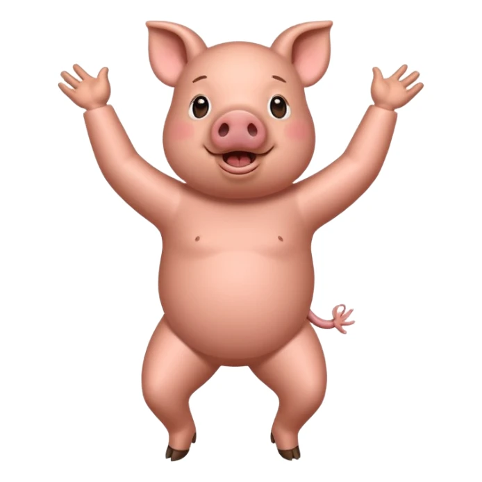 Un cerdo perreando sticker