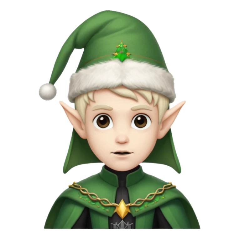 darth vader elf christmas sticker