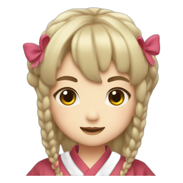 japanese meko sticker