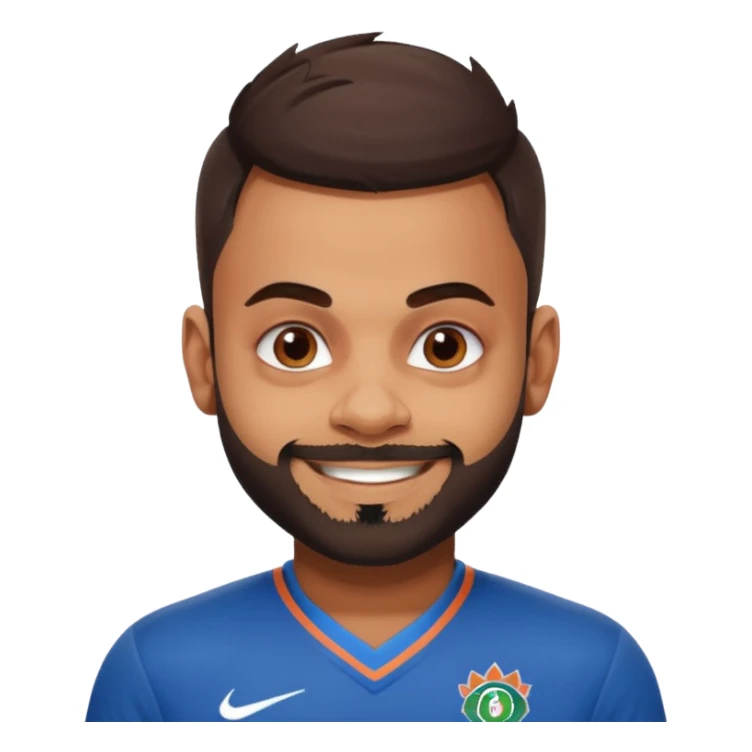 Virat kohli 18 jersey sticker