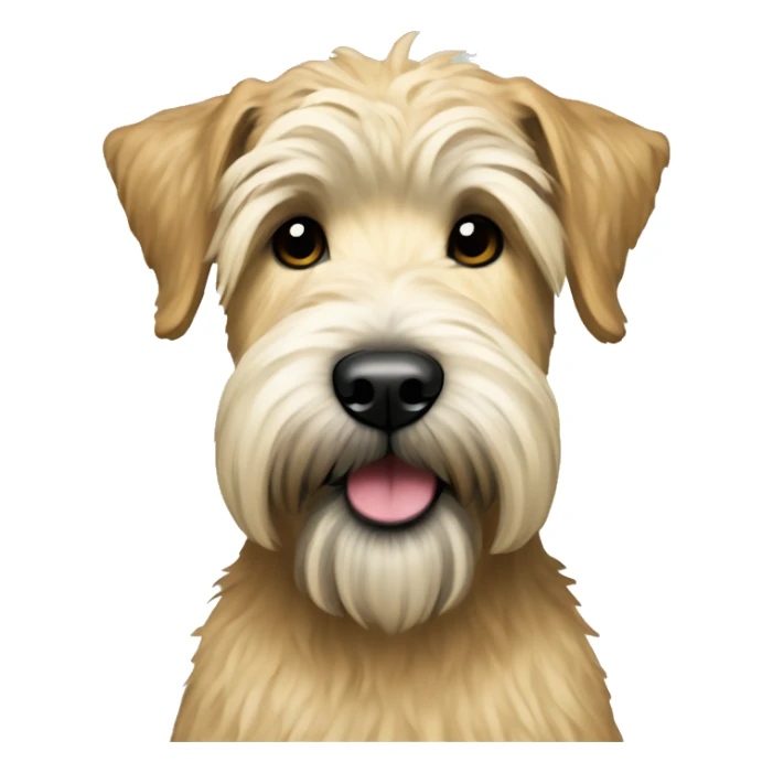 Wheaten terrier christmas sticker