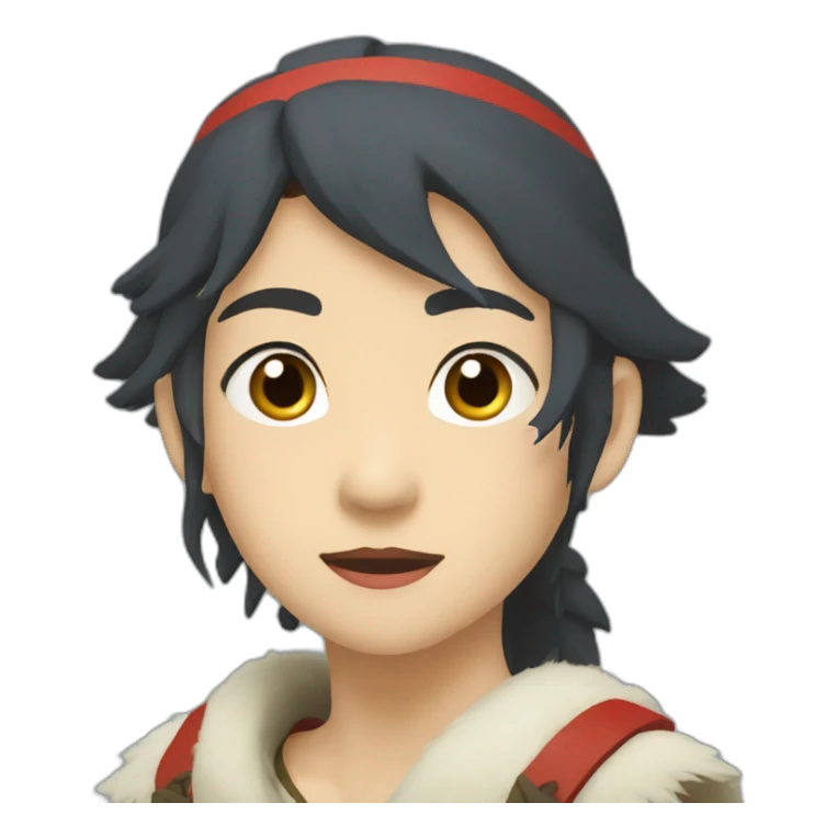 Princess mononoke iOS emoji sticker