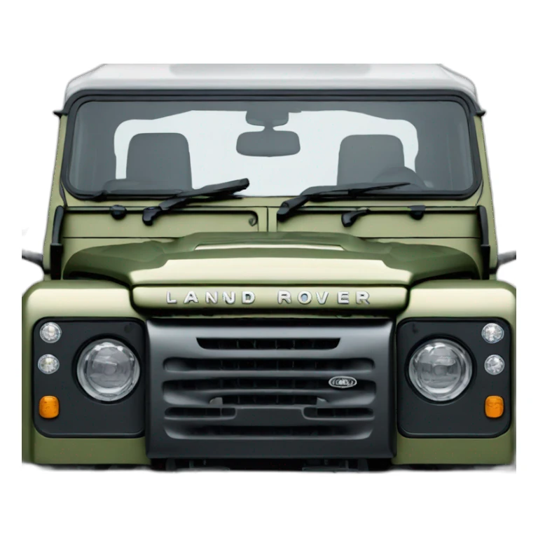 Land Rover defender front view sticker