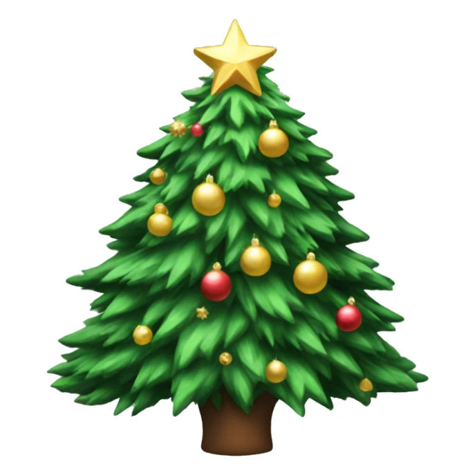 Aesthetic cost Christmas tree sticker