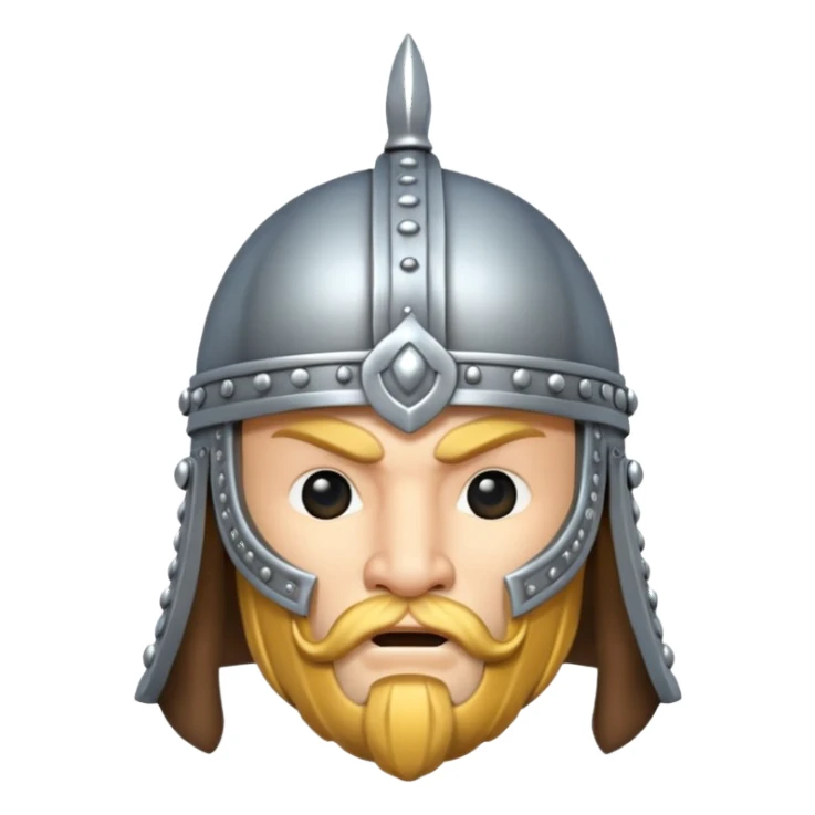 viking helmet in the air sticker