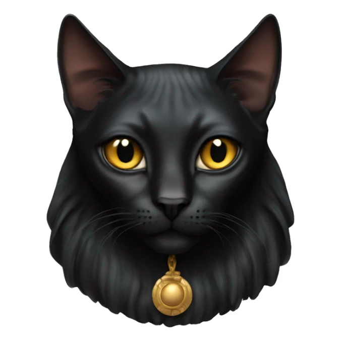 black cat sphinx sticker