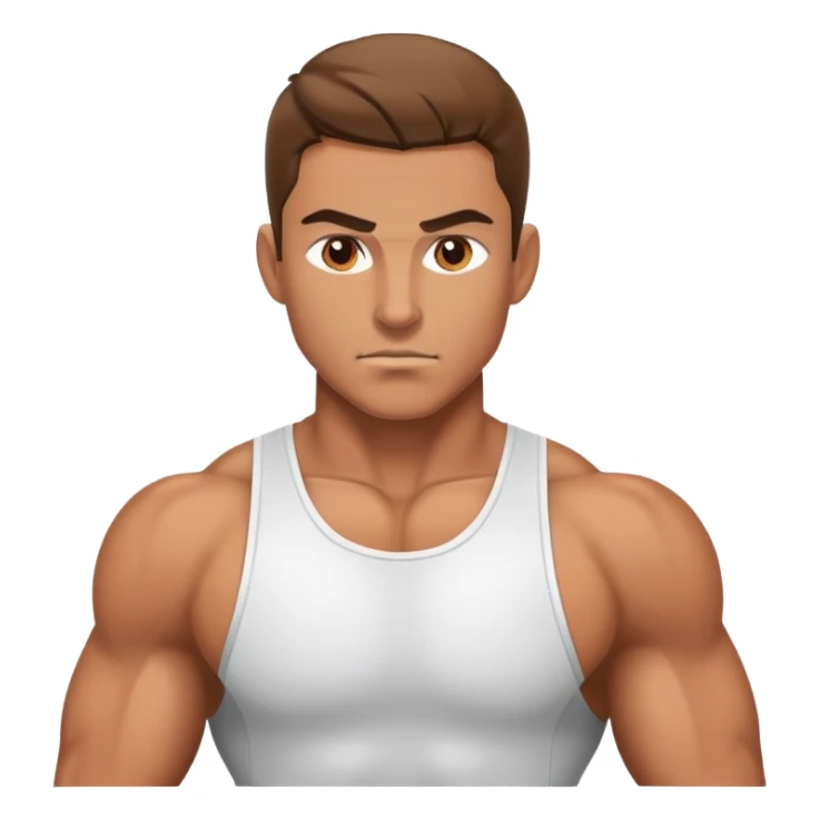 athlete standing sticker