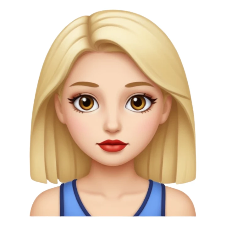 Fille maquiller sticker