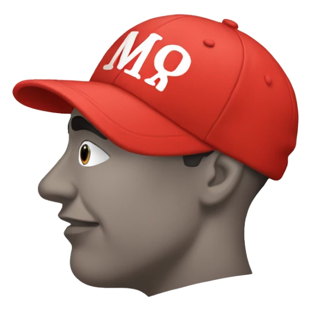 Red cap that says MAGA sticker
