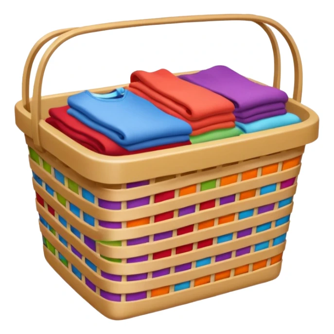 laundry basket sticker