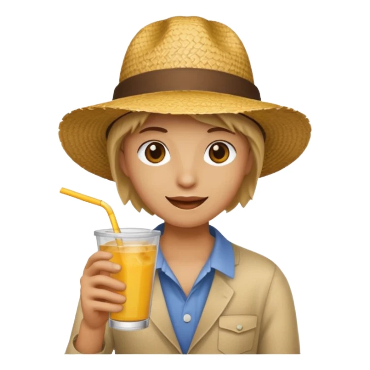 Emoji festa junina sticker