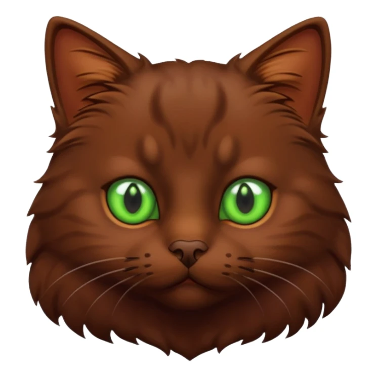 chocolate cat sticker