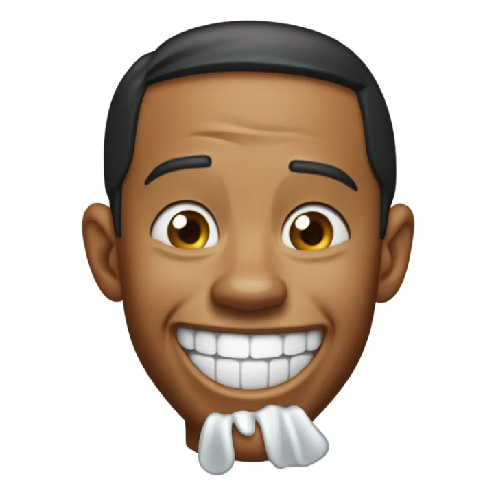 Tiger woods crying laughing sticker