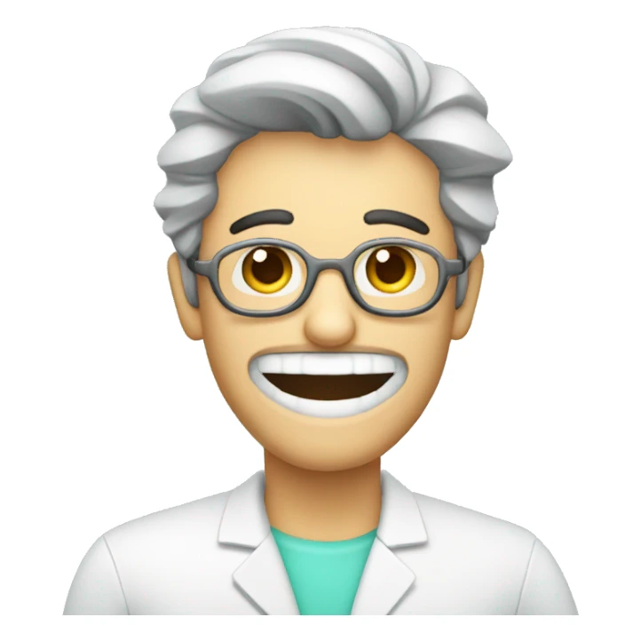 Dentista falso o verdadero sticker