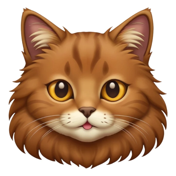 Braune katze sticker
