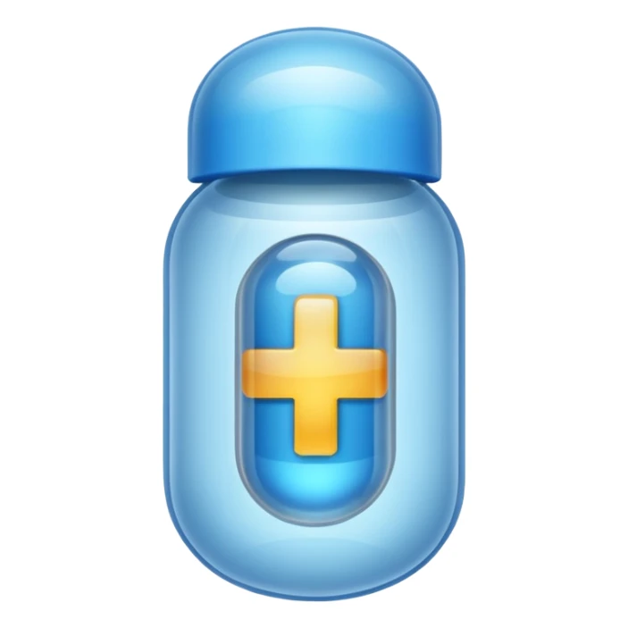 a mecdical capsule sticker