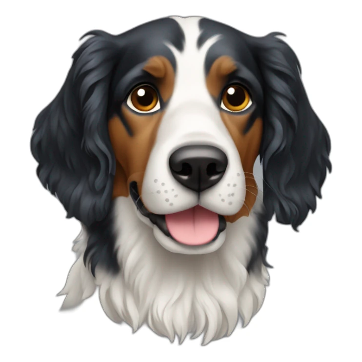 a dog setter anglais sticker