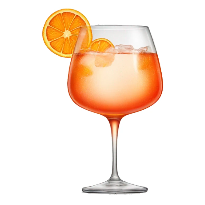 Aperol Spritz luxury glass sticker
