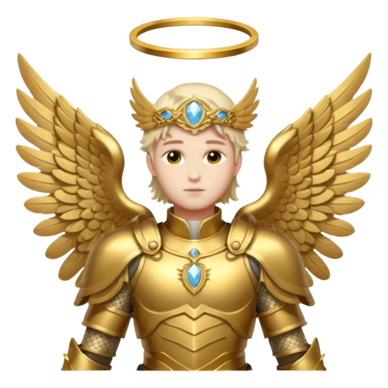 Aesthetic biblical archangel  sticker