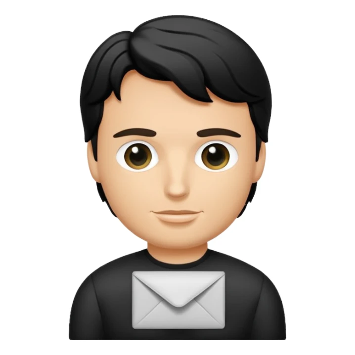 sobre de correo nombre de Tom Welling sticker