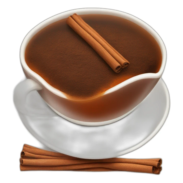 tea with cinnamon sticker