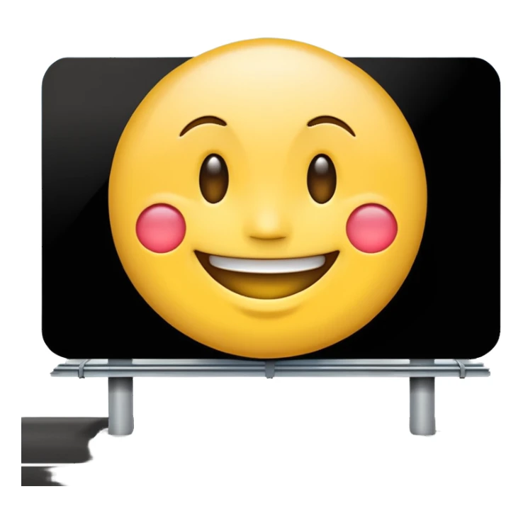 valla publicitaria emoji sticker