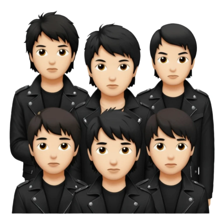 Viktor Tsoi and the group Neverlove sticker