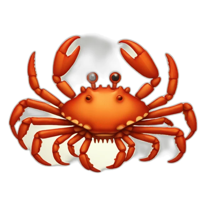 A King Crab With 10 Legs sticker