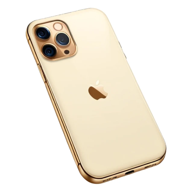 Cream colored iPhone 15 pro sticker