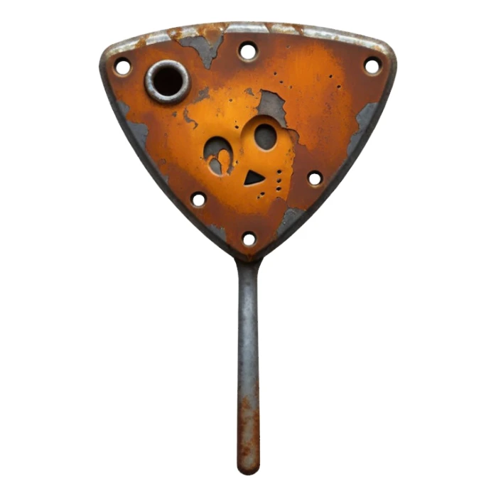 Double-sided quarry pick sticker